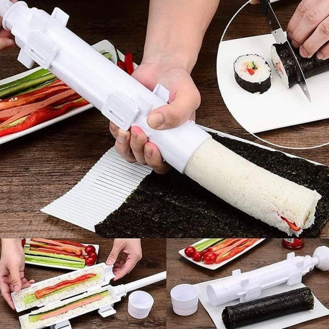 Máquina para hacer Sushi DIY, máquina para hacer rollos de Sushi