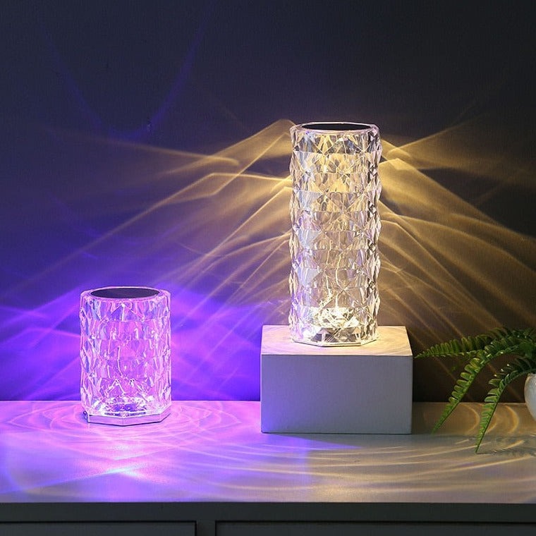 Lámpara de cristal de colores - Shoppeflex